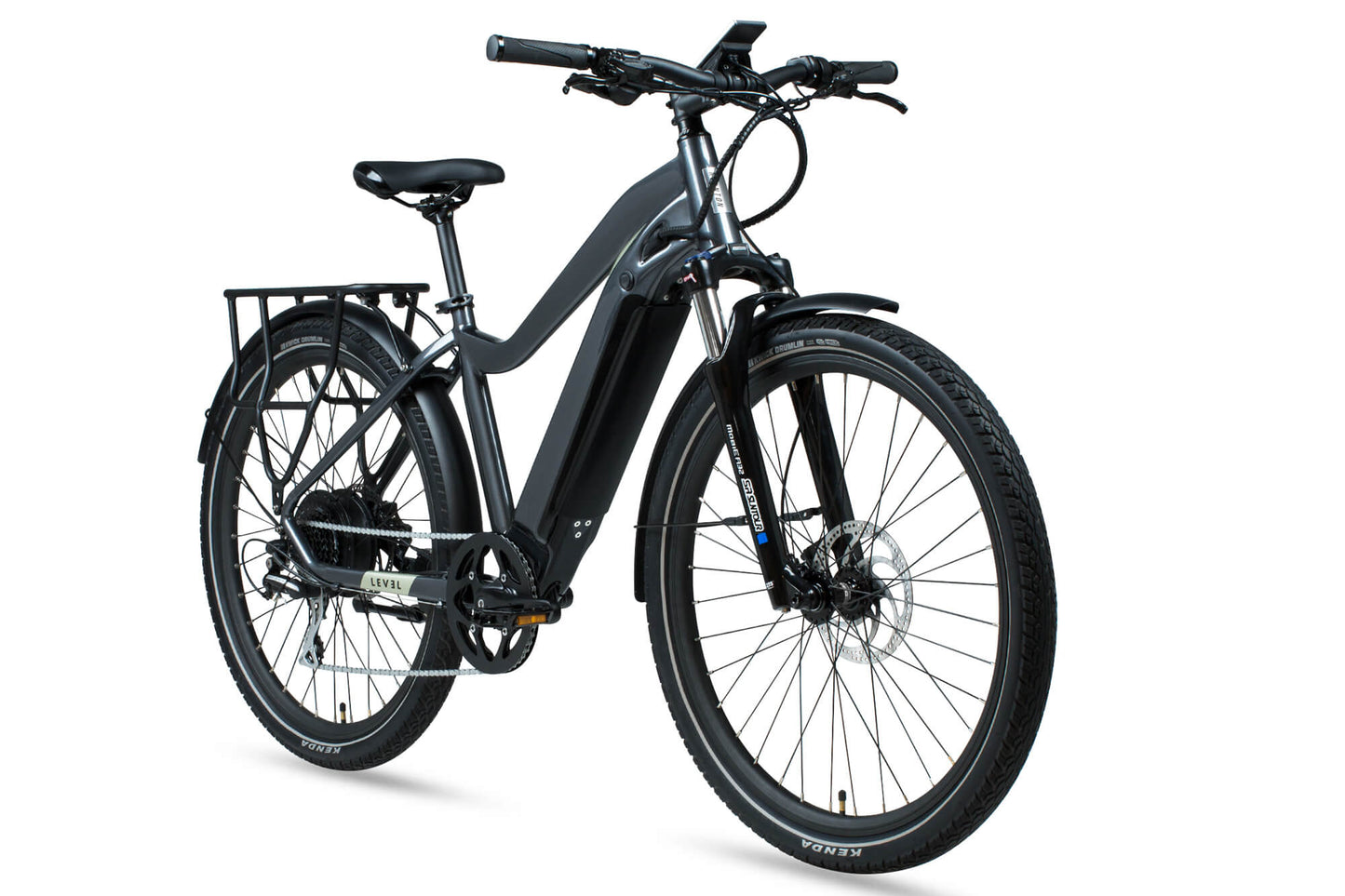 Level Commuter Ebike Stone Grey