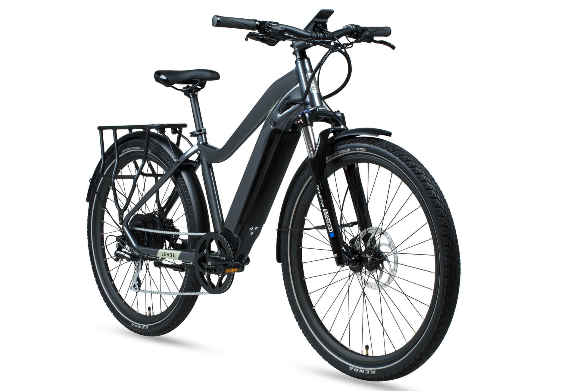 Level Commuter Ebike Stone Grey