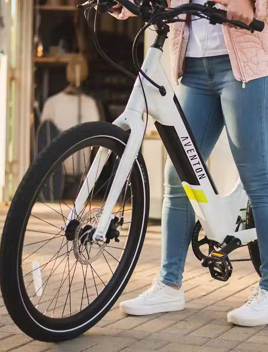 Pace 350.2 Step-Through Ebike Lifestyle Shot 2