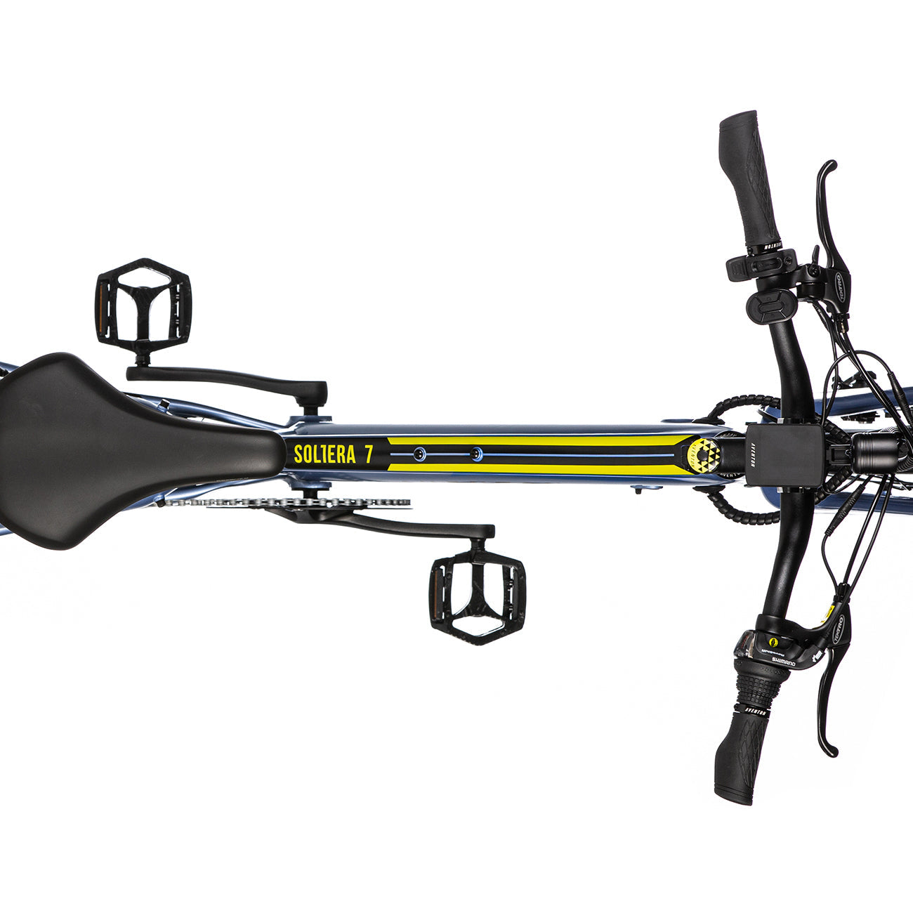 SOLTERA Step-Through Ebike- Moonrock Grey Top View